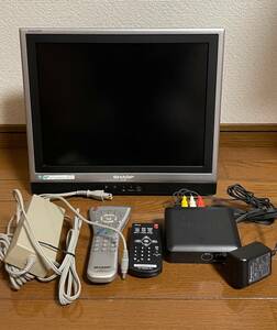 シャープAQUOS 液晶テレビ LC -15S1-S 完全動作品 ＋ 地デジチューナー　セット