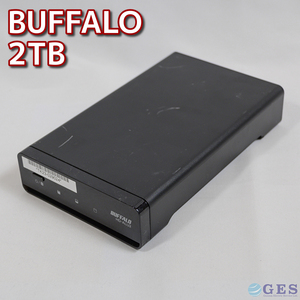 【e2T-19B】BUFFALO 外付けHDD 2TB HD-AL2.0TU2C WD 2TB WD20EARX 本体のみ【動作中古品/送料込み/Yahoo!フリマ購入可】