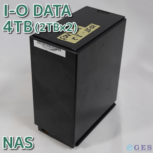 【NS3(KD2T-1/2)】I-O DATA HDL2-AAX4 ネットワーク接続ハードディスク NAS 4TB(2TB×2) 本体のみ【HDD動作品/NAS動作未確認/送料込み】