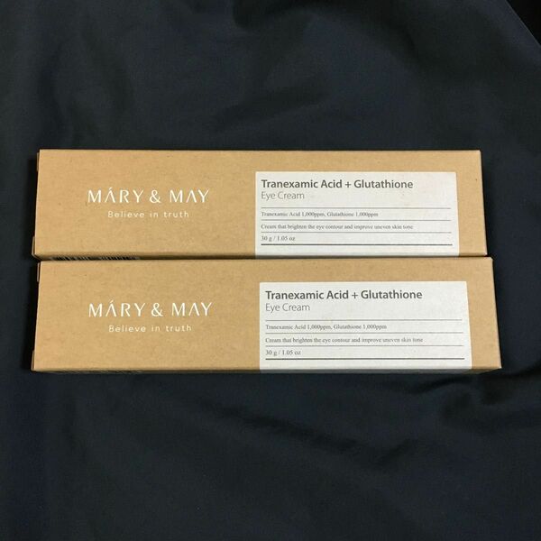 【2本セット】マリーアンドメイ　トラネキサム酸+グルタチオンアイクリーム　MARY&MAY