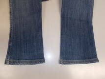 a18◆Levis LADY STYLE ジーンズ◆w27 TA528-0002 ストレッチ素材 リーバイス デニム ライトブルー色 綿ポリウレタン混紡 6B_画像9