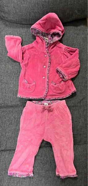 GAP baby セットアップ　ジャケット　パンツ　ピンク　サイズ　6-12ヶ月　70くらい