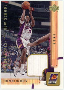 SUNS△ステフォン・マーブリーSTEPHON MARBURY/2001-02 UPPER DECK UD ORIGINALS THE NEW SHCOOLジャージ!