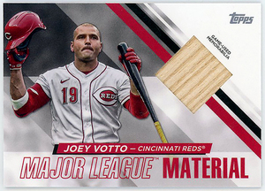 BLUEJAYS一塁▲JOEY VOTTO最新2024 TOPPS1 MAJOR LEAGUE MATERIALバット!