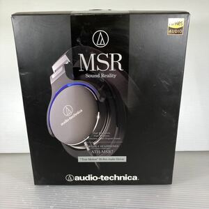 【1円スタート】audio-technica オーディオテクニカ 密閉型ポータブルヘッドホン　ハイレゾ音源対応　ATH-MSR7 ヘッドフォン 