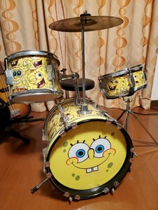 《珍》スポンジボブ　ドラムセット　SpongeBob　DrumSet PPdrums スポンジ　ボブ　