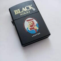 ブラックニッカパロディー ZIPPO型 オイルライター 未使用品_画像6