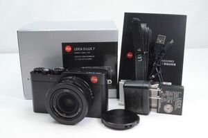 超美品★Leica ライカ D-LUX7 ブラック コンパクトデジタルカメラ 19141★元箱付き 02114