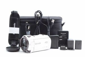 超美品★Panasonic パナソニック HC-VX985M ホワイト 64GB あとから補正 4K ビデオカメラ 02103