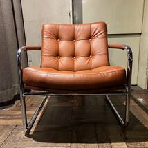 Vintage 天童木工 Tendo LoungeChair イージーチェア ラウンジチェア レザー モダン ミッドセンチュリー 70s 80s 秋田木工 飛騨 カリモク A_画像2