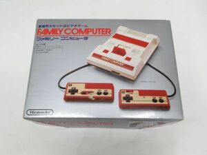 当時物 未使用保管品 任天堂 ファミリーコンピューター ファミコン 本体 1986年購入品