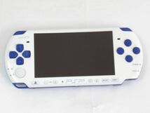 AB 3-4 SONY ソニー PSP-3000 本体のみ プレイステーションポータブル ホワイト／ブルー バッテリー付 動作確認済_画像1