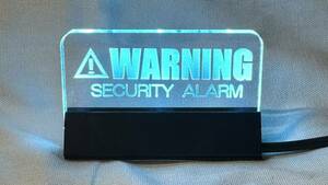  security scanner ice blue smooth blinking acrylic fiber dummy scanner 12V blue, white, red,