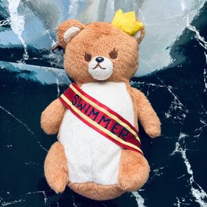 SWIMMER くま ペンケース ポーチ 筆箱 ふでばこ スイマー ベア ぬいぐるみ