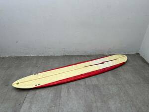 T4793□Glasser Surfboards/グラッサー□ロングボード□9.1フィート□ノーズライダー□サーフボード□サーフィン□現状ジャンク□引き取り