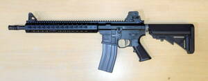 KSC/PTS製 ガスブローバック Mega Arms MKM AR-15 System7TWO マガジン難あり