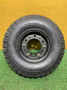 ☆フォークリフト用 5.00-8 8P.R BRIDGESTONE FLS-530 ☆スチールホイール 【3.00DX8DT YF-4.5t 6穴 ハブ径:110mm】☆空気入タイヤ 1本