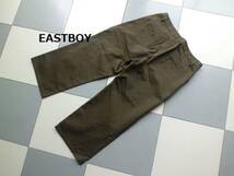 □ EASTBOY/イーストボーイ 可愛い 半端丈 ベイカーパンツ sizeS オリーブ_画像2