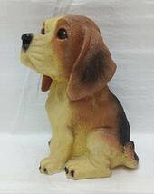 ・ビーグル犬　リアルな樹脂製人形置物　フィギュア　オブジェ_画像5