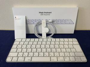 ★☆アップル Apple マジックキーボード Magic Keyboard with Touch ID A2449 MK293J/A 日本語（JIS） 中古美品☆★