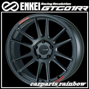 ★送料無料★ENKEI/エンケイ GTC01RR 18×10.5J 5/114.3 +25 ★MatteDarkGunmetallic/マットダークガンメタ★新品 4本価格★