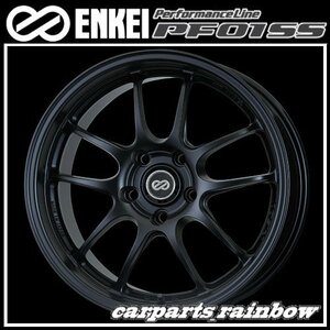 ★送料無料★ENKEI/エンケイ PerformanceLine PF01SS 17×9.0J/9J 5/114.3 +48★MatteBlack/マットブラック★新品 4本価格★