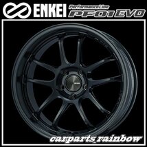 ★ENKEI/エンケイ PerformanceLine PF01EVO 17×9.0J/9J 5/114.3 ±0★MatteBlack/マットブラック★新品 4本価格★_画像1