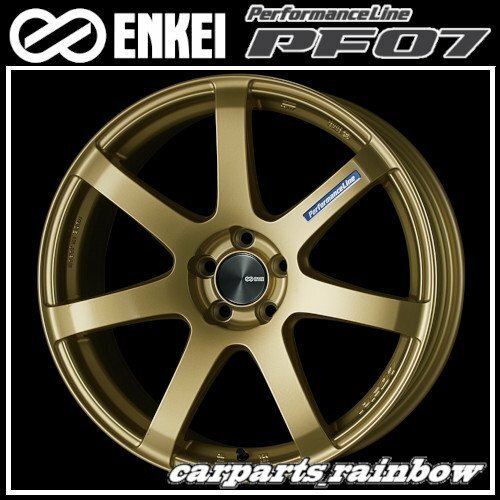 ★送料無料★ENKEI/エンケイ PerformanceLine PF07 16&#215;5.0J/5J 4/100 +45★Gold/ゴールド★新品 4本価格★