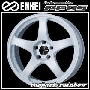 ★送料無料★ENKEI/エンケイ PerformanceLine PF05 17×7.5J 5/100 +45★White/ホワイト★新品 2本価格★