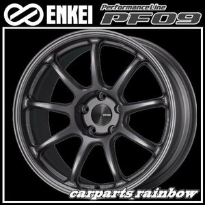 ★ENKEI/エンケイ PerformanceLine PF09 18×10.5J 5/114.3 +38★Dark Silver/ダークシルバー★新品 1本価格★