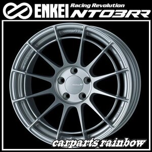 ★送料無料★ENKEI/エンケイ NT03RR 18×9.5J 5/114.3 +27 ★Hyper Silver/ハイパーシルバー★新品 2本価格★