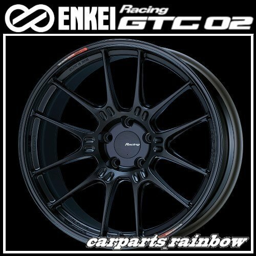 ★送料無料★ENKEI/エンケイ Racing GTC02 17&#215;7.5J 4/100 +35★Matte Black/マットブラック★新品 4本価格★