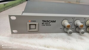 TASCAM タスカム line mixer M-1 MK2 通電を確認致しました。