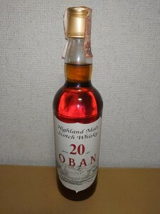 OBAN20年(未開栓) 1972蒸留 700ml 40% セスタンテ スコッチウィスキー 古酒