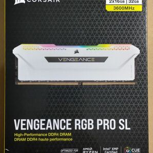 Corsair Vengeance RGB PRO SL DDR4 3600MHz PCメモリ 16GB 2枚 計32GB