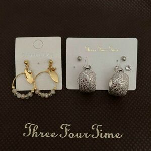 Three Four Time ピアス５点セット 