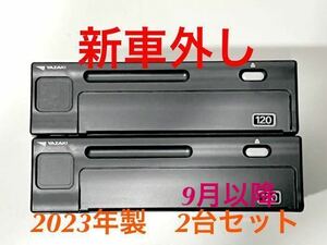 新車外し 送料無料 2台セット 矢崎 アナログ タコグラフ 120 製造年月 2023年 ATG21-120W.120D　120W-2SN ヤザキ YAZAKI アナタコ ②