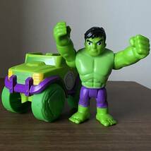 マーベル スパイディとすごいなかまたち フィギュア スーパーヒーロー ハルク Hasbro ハズブロ スパイダーマン Spider-Man HULK MARVEL_画像1