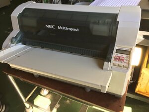 #NEC MultiImpact 700XAN dot impact printer - high speed printing operation OK![C1030W1-1F-22]