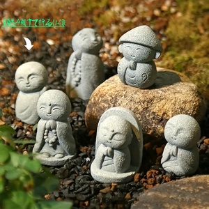 2226369126-2 1個 With Tilled Head（頭を傾けて祈る）仏像 キャラクターマイクロランドスケープ、水中造園装飾品