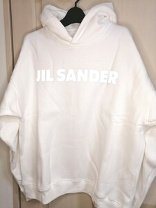 ★☆新品未使用☆★JIL SANDER＋　ジルサンダー　プラス　ARC'TERYX　フロントロゴ　リフレクターロゴ　パーカー　サイズM　ホワイト 白