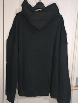 ☆★新品未使用★☆ JIL SANDER＋　ジルサンダープラス　フロントロゴリフレクター　パーカー　サイズXL　ブラック　黒 　_画像3