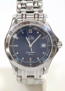 Y6121#◆ジャンク品◆OMEGA オメガ シーマスター120m 　※ブレス一部欠損