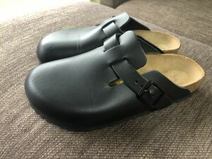 Красота Неиспользованный сорт Birkenstock Boston Размер 35 22,5 см BIRKENSTOCK Черный Черный Полностью Кожаный