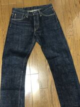 BURGUS PLUS バーガスプラス Lot.770 濃紺デニムジーンズ W30 糊付き_画像4