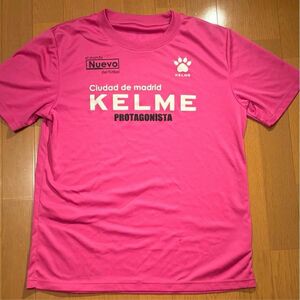 KELME（ケレメ）ケルメ プラクティスＴシャツ 半袖(ピンク　Lサイズ　男の子　女の子　 半袖Tシャツ サッカー フットサル　