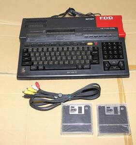 中古 SONY ソニー MSX2 HB-F1XD 補修済(電解コンデンサー)