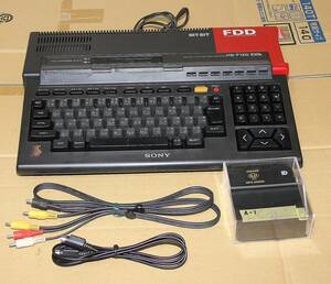 中古 SONY ソニー MSX2 HB-F1XD 補修済(電解コンデンサー、512KB化) 送料込み