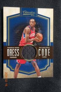 Thaddeus You ng 2009-10 Classics Dress Code Jerseys #175/199