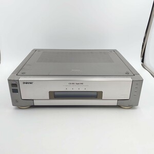 3A952N【現状】SONY S-VHS ビデオデッキ SLV-RS7 CS/BS SuperVHS ごく楽ビデオ 映像機器